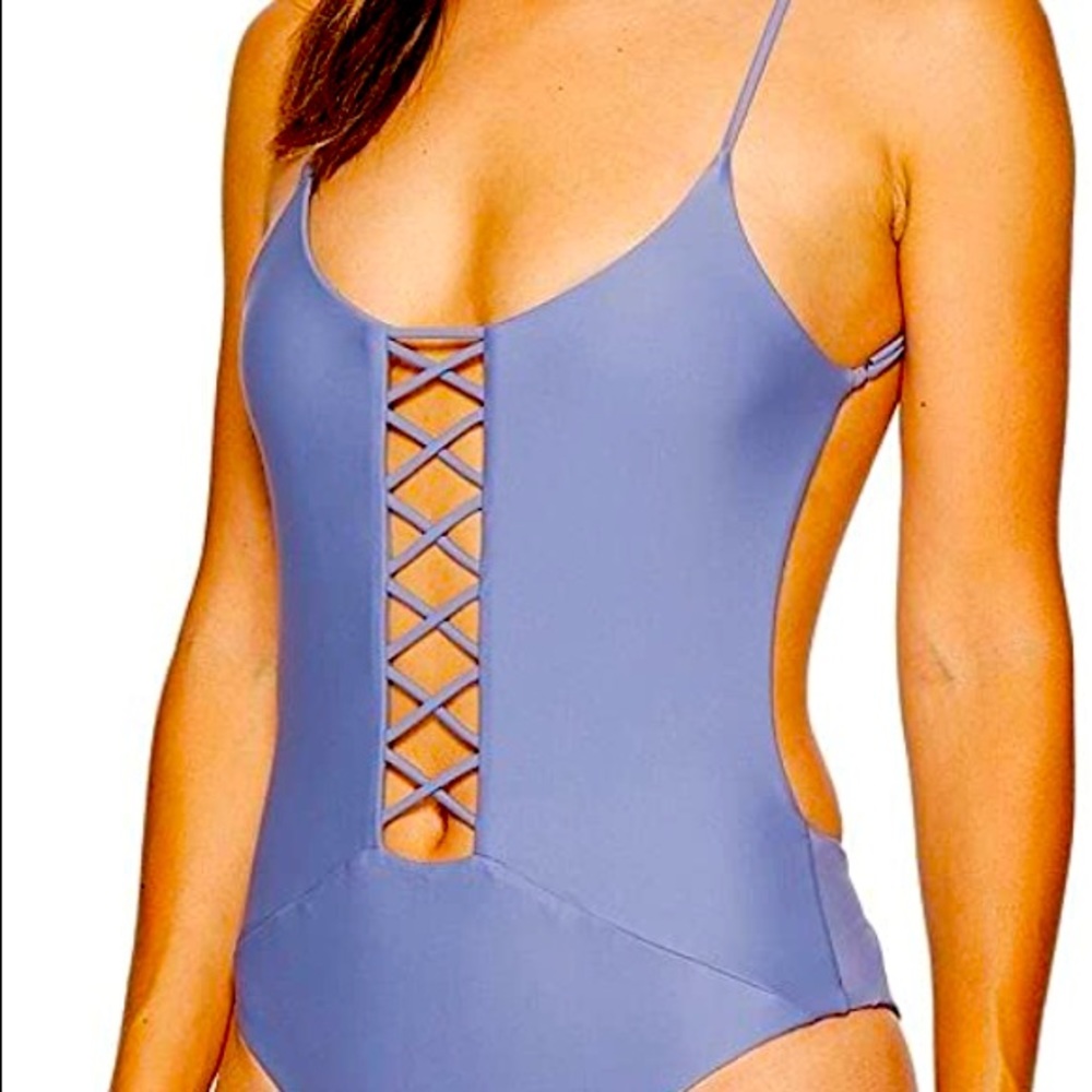 NWT Rip Curl Lattice One Piece Swimsuit L - Picture 3 of 9